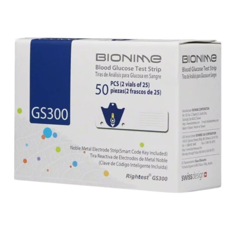 Bandelette Bionime de Glycémie