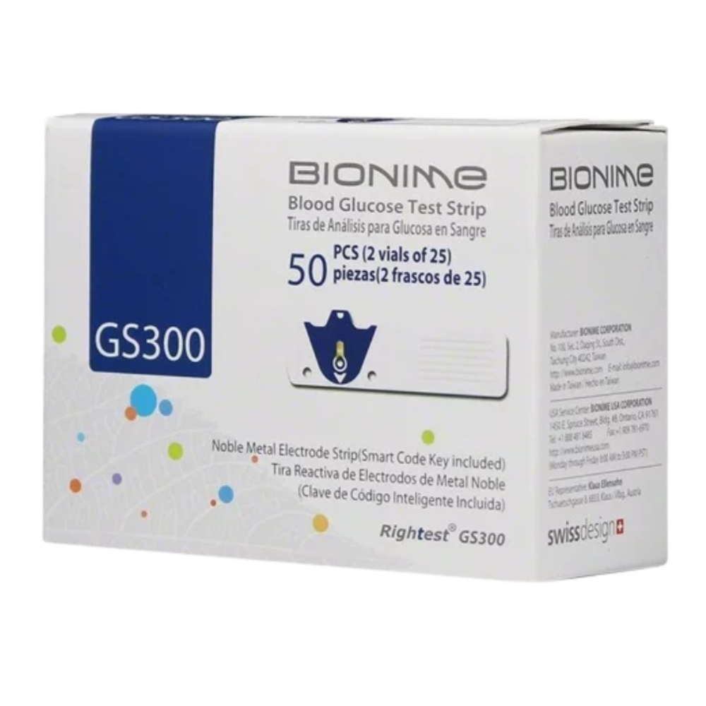 Bandelette Bionime de Glycémie