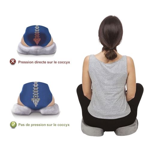 COUSSIN ERGONOMIQUE POUR COCCYX