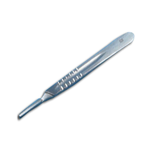 MANCHE DE BISTOURI N°4 EN INOX