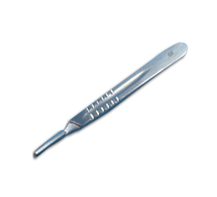 MANCHE DE BISTOURI N°4 EN INOX