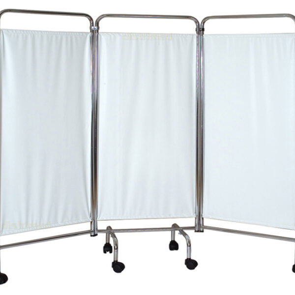 Paravent à 3 volets en inox