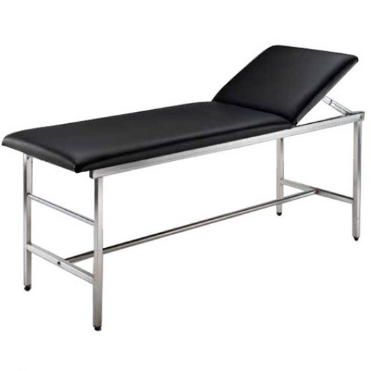 DIVAN D EXAMEN INOX SKAI NOIR